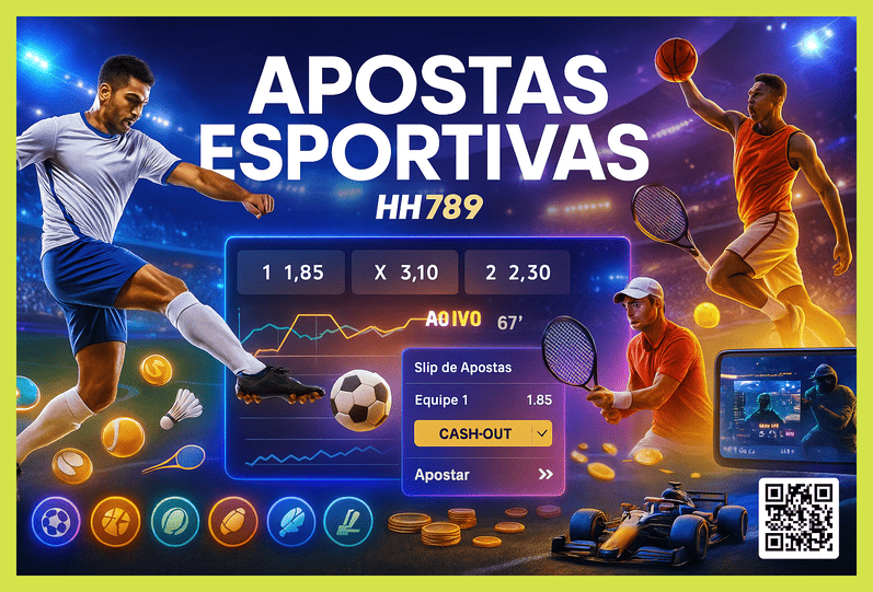 Aposte em apostas esportivas no cassino online HH789